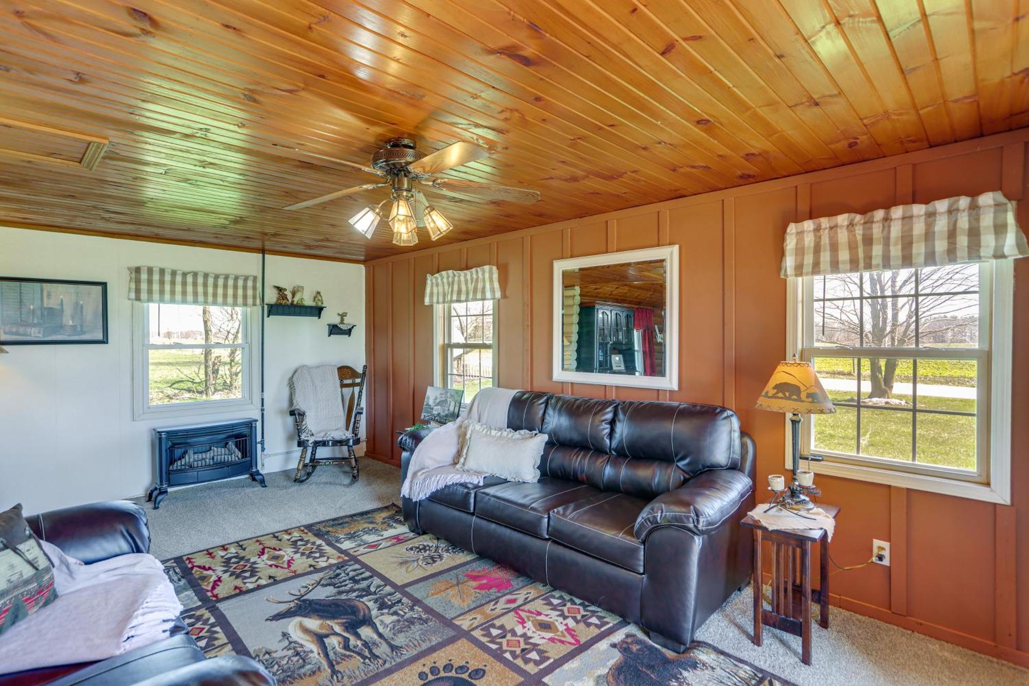 Quiet Shiloh Retreat With Spacious Yard And Fireplace! 외부 사진