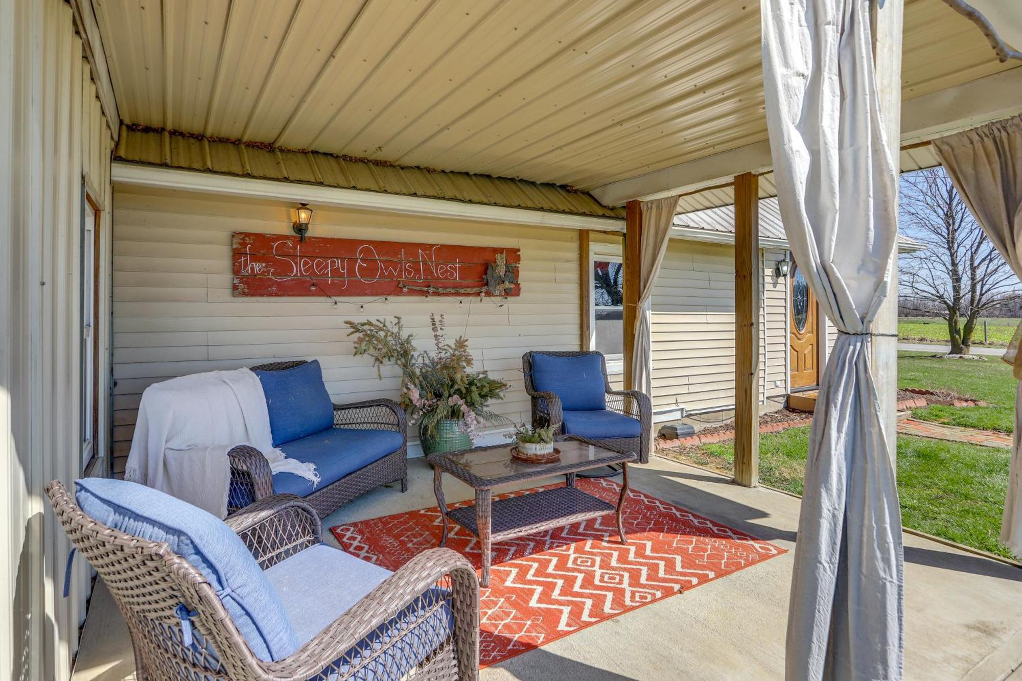 Quiet Shiloh Retreat With Spacious Yard And Fireplace! 외부 사진
